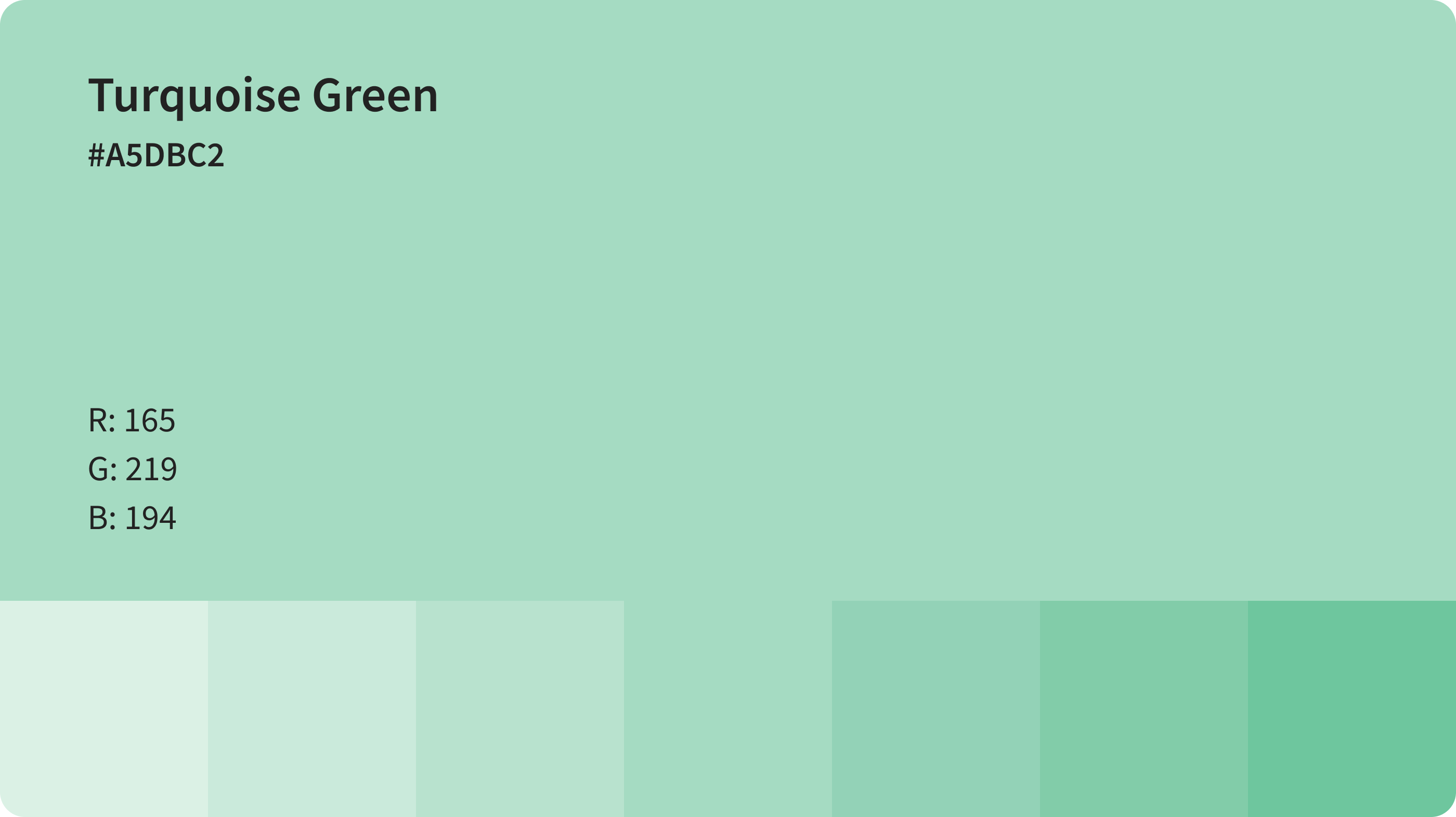 Turquoise-Green